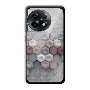 Blocks of Grey Customized Printed Glass Back Cover for OnePlus