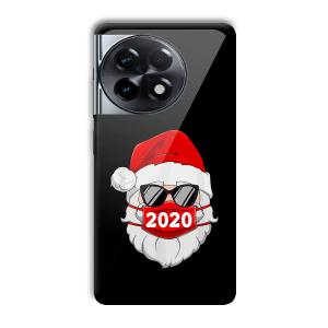 2020 Santa Customized Printed Glass Back Cover for OnePlus