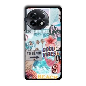 To the Beach Customized Printed Glass Back Cover for OnePlus 11R