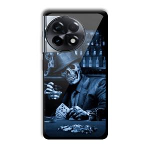 Scary Man Customized Printed Glass Back Cover for OnePlus