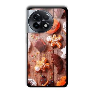 Gingerbread Customized Printed Glass Back Cover for OnePlus 11R