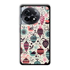 Abstract Customized Printed Glass Back Cover for OnePlus