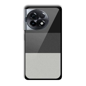 Shades of Grey Customized Printed Glass Back Cover for OnePlus 11R