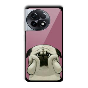 Chubby Dogo Customized Printed Glass Back Cover for OnePlus