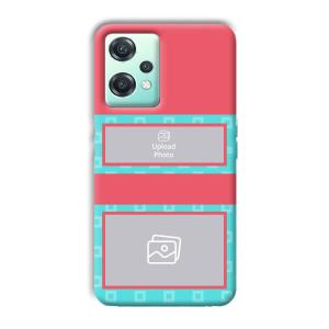 Blue Pink Customized Printed Back Cover for OnePlus Nord CE 2 Lite