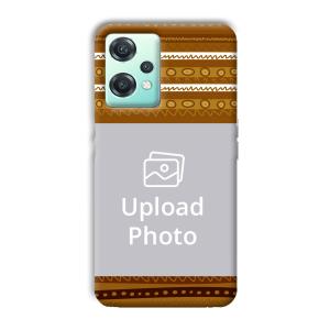 Brown Lines Customized Printed Back Cover for OnePlus Nord CE 2 Lite