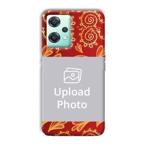 Red Design Customized Printed Back Cover for OnePlus Nord CE 2 Lite