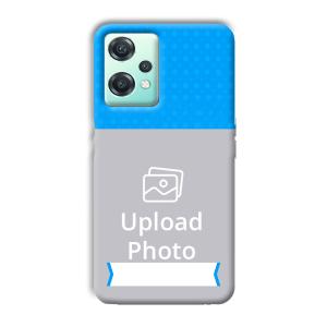 Sky Blue & White Customized Printed Back Cover for OnePlus Nord CE 2 Lite