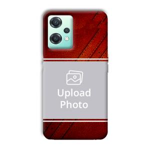Solid Red Customized Printed Back Cover for OnePlus Nord CE 2 Lite