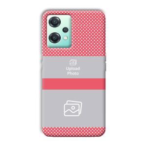 Pink Polka Customized Printed Back Cover for OnePlus Nord CE 2 Lite