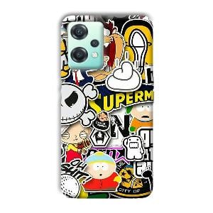 Cartoons Phone Customized Printed Back Cover for OnePlus Nord CE 2 Lite