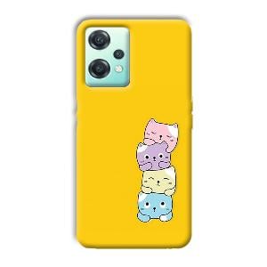 Colorful Kittens Phone Customized Printed Back Cover for OnePlus Nord CE 2 Lite