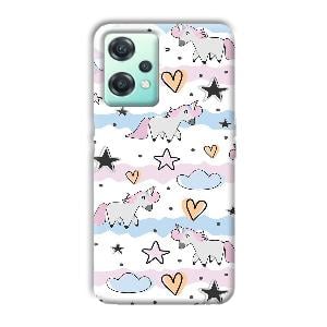 Unicorn Pattern Phone Customized Printed Back Cover for OnePlus Nord CE 2 Lite