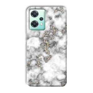 Grey White Design Phone Customized Printed Back Cover for OnePlus Nord CE 2 Lite