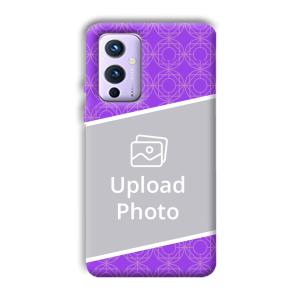 Purple Design Customized Printed Back Cover for OnePlus 9