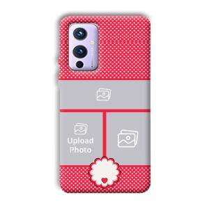 Little Hearts Customized Printed Back Cover for OnePlus 9