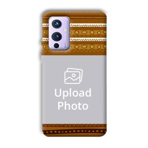 Brown Lines Customized Printed Back Cover for OnePlus 9