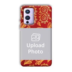 Red Design Customized Printed Back Cover for OnePlus 9