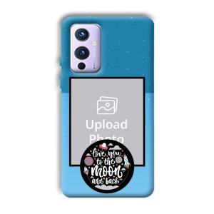 Love You Customized Printed Back Cover for OnePlus 9
