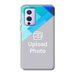 Bluish Patterns Customized Printed Back Cover for OnePlus 9