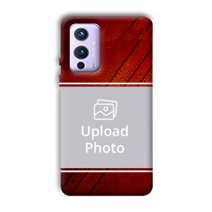 Solid Red Customized Printed Back Cover for OnePlus 9