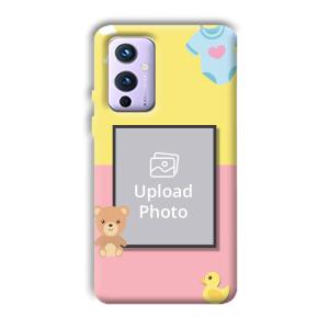 Teddy Bear Baby Design Customized Printed Back Cover for OnePlus 9