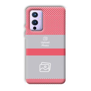 Pink Polka Customized Printed Back Cover for OnePlus 9