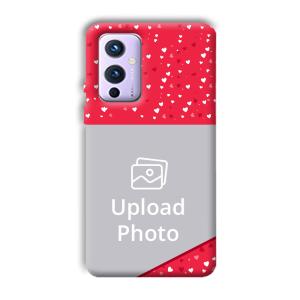 Dark Pink Customized Printed Back Cover for OnePlus 9