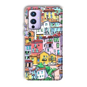 Colorful Alley Phone Customized Printed Back Cover for OnePlus 9