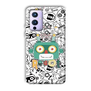 Animated Robot Phone Customized Printed Back Cover for OnePlus 9