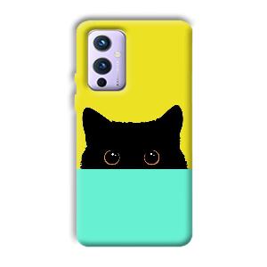 Black Cat Phone Customized Printed Back Cover for OnePlus 9