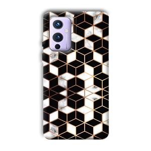 Black Cubes Phone Customized Printed Back Cover for OnePlus 9