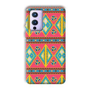 Colorful Rhombus Phone Customized Printed Back Cover for OnePlus 9