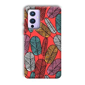 Lines and Leaves Phone Customized Printed Back Cover for OnePlus 9