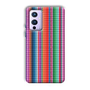 Fabric Pattern Phone Customized Printed Back Cover for OnePlus 9