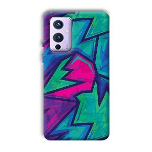 Dark Pink Design Phone Customized Printed Back Cover for OnePlus 9
