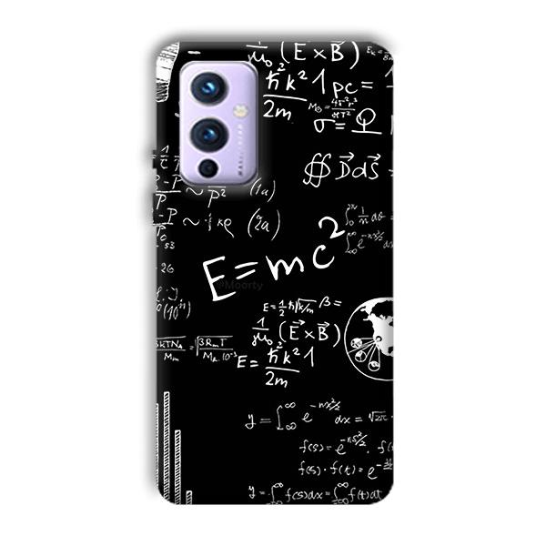 E is Equal To MC2 Phone Customized Printed Back Cover for OnePlus 9