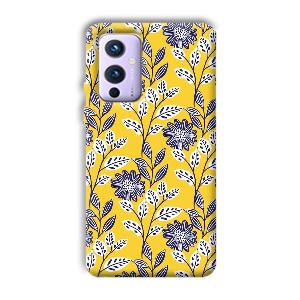 Yellow Fabric Design Phone Customized Printed Back Cover for OnePlus 9