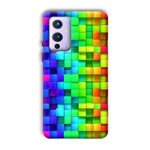 Square Blocks Phone Customized Printed Back Cover for OnePlus 9