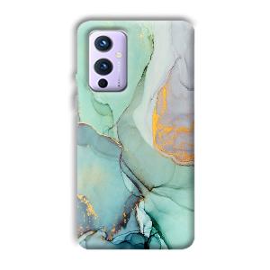 Green Marble Phone Customized Printed Back Cover for OnePlus 9