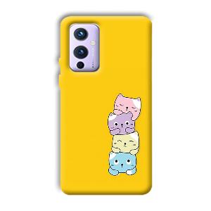 Colorful Kittens Phone Customized Printed Back Cover for OnePlus 9