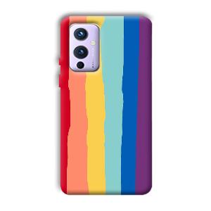 Vertical Paint Phone Customized Printed Back Cover for OnePlus 9