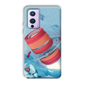 Blue Design Phone Customized Printed Back Cover for OnePlus 9