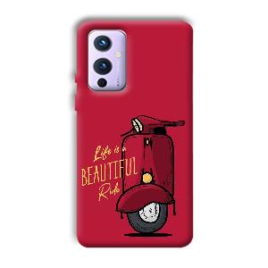 Life is Beautiful  Phone Customized Printed Back Cover for OnePlus 9