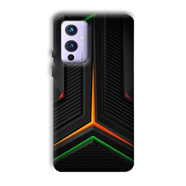 Black Design Phone Customized Printed Back Cover for OnePlus 9