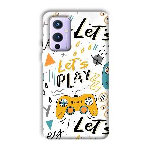 Let's Play Phone Customized Printed Back Cover for OnePlus 9
