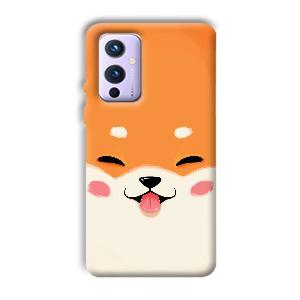 Smiley Cat Phone Customized Printed Back Cover for OnePlus 9