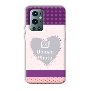 Purple Hearts Customized Printed Back Cover for OnePlus 9 Pro
