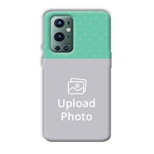 Green Hearts Customized Printed Back Cover for OnePlus 9 Pro