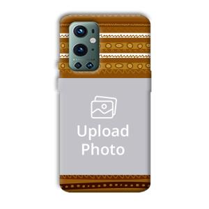 Brown Lines Customized Printed Back Cover for OnePlus 9 Pro